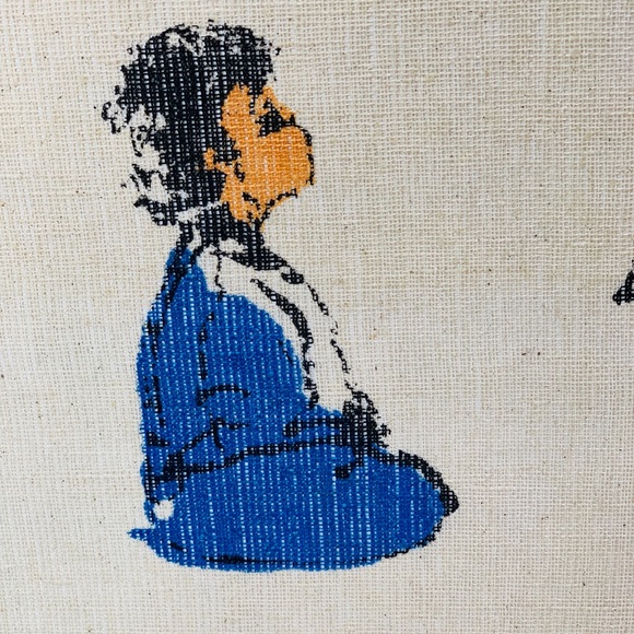 Japanese Hand Painted Canvas Size 25.5” X 17” - Picture 8 of 10